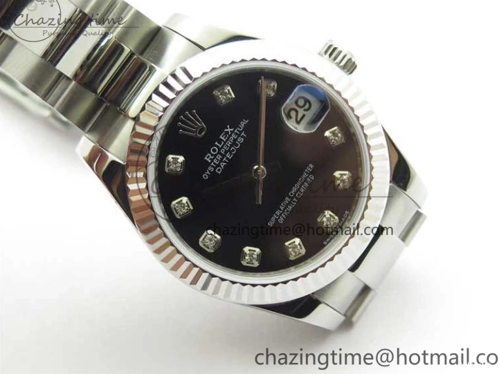 Bracelet Edition SS Crystal BP Oyster 31mm Black Dial on 278271 Maker Datejust Best 0309